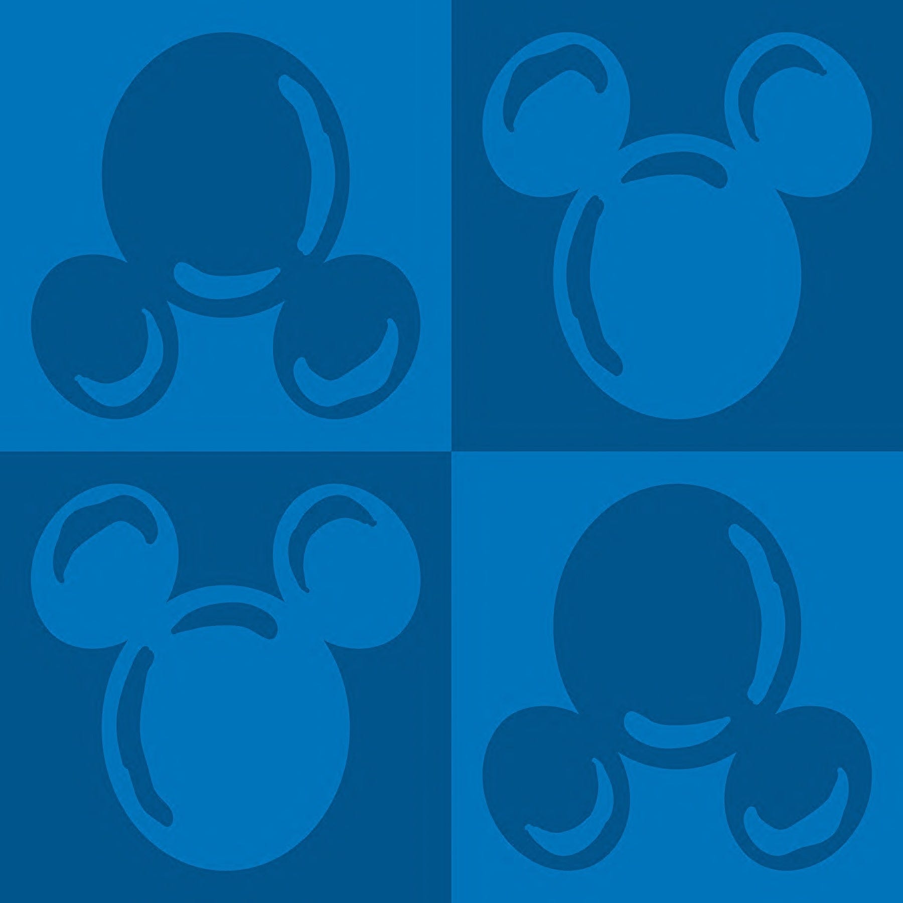 Disney Mickey Mouse Head Throw Blanket - Image 3