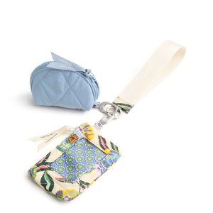 Dual Pouch Wide Wristlet