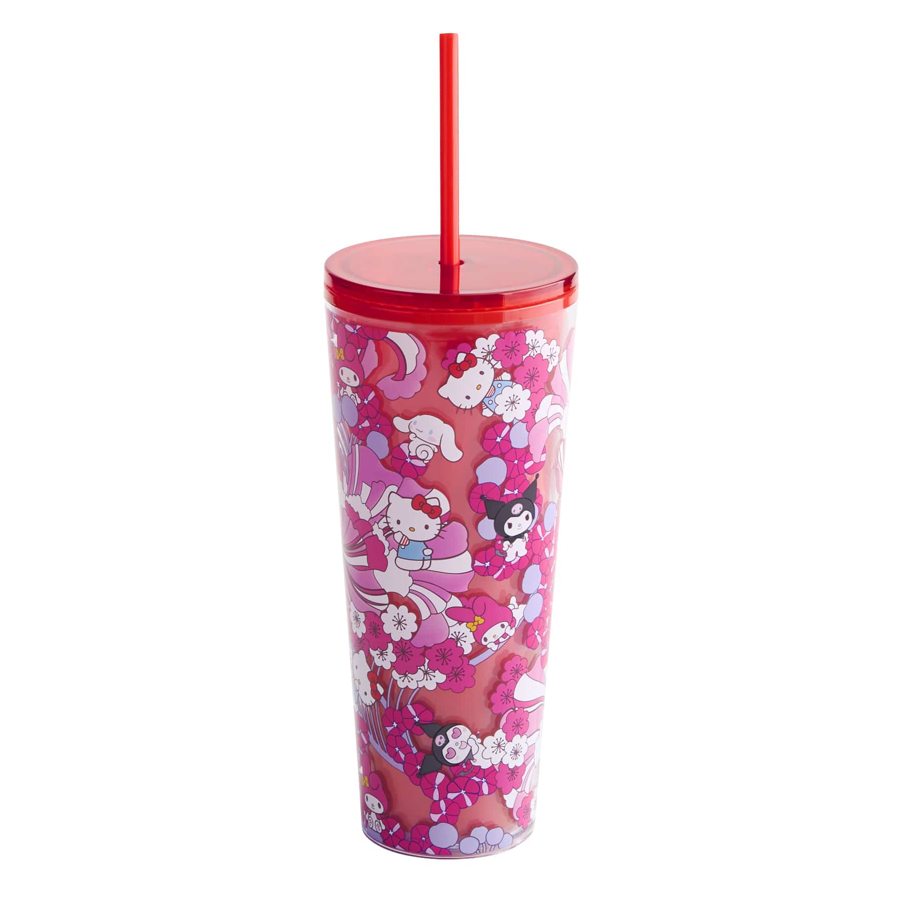 Hello Kitty? and Friends Double Wall Tumbler with Straw - Image 2